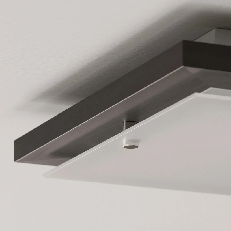 B-Ware Envostar Kerio Deckenlampe 35x35 cm wenge Deckenleuchte Lampe Leuchte Spot