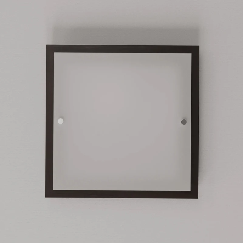 B-Ware Envostar Kerio Deckenlampe 35x35 cm wenge Deckenleuchte Lampe Leuchte Spot
