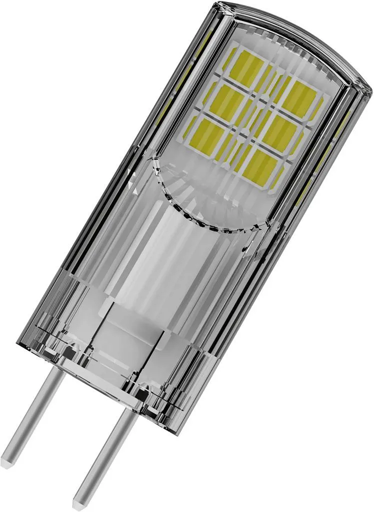 B-Ware OSRAM LED Lampe Leuchtmittel GY6.35 Warmweiß klar Kolbenform 12 V 2.2 W 4 STÜCK