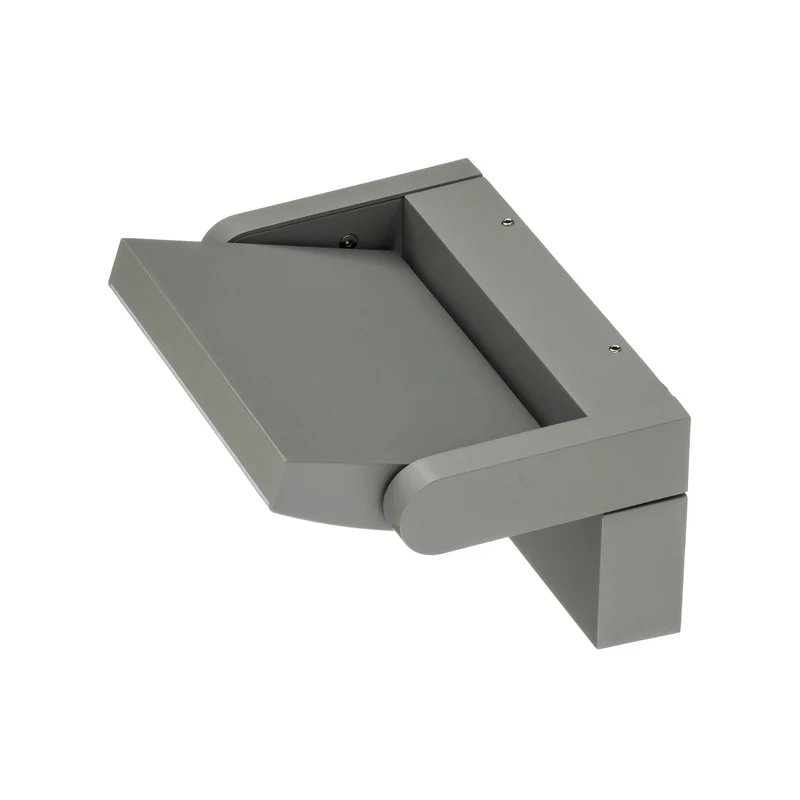 B-Ware Lindby Außenwandleuchte Wandlampe LED Sensor Sherin hellgrau schwenkbar 3000 K
