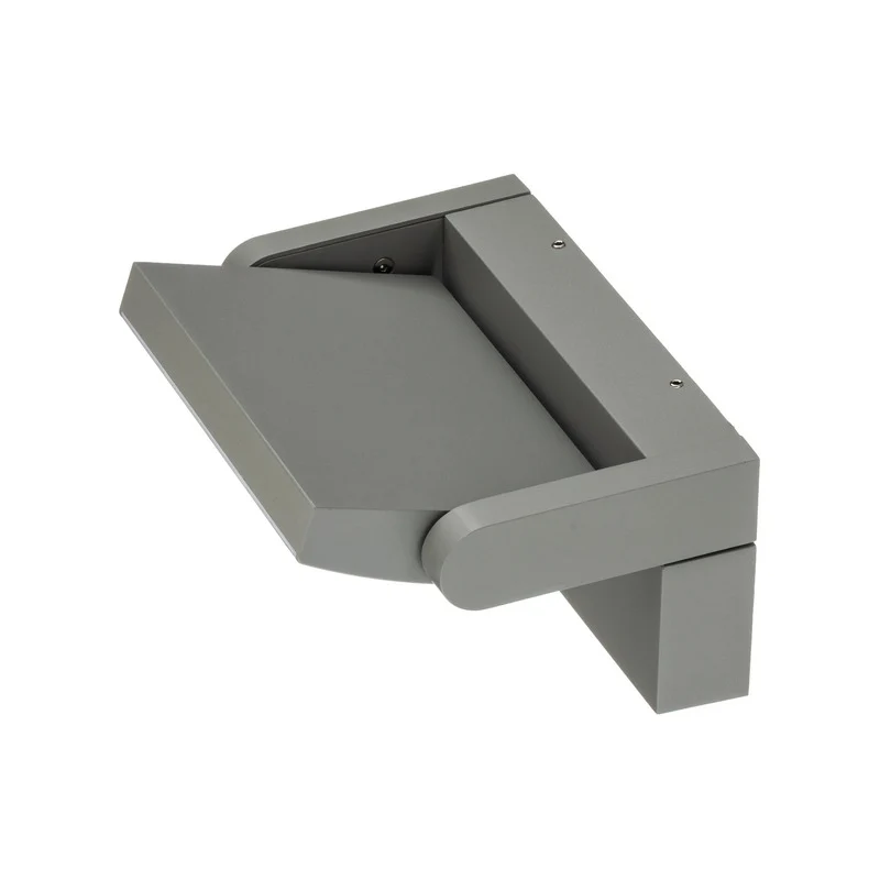 B-Ware Lindby Außenwandleuchte Wandlampe LED Sensor Sherin hellgrau schwenkbar 3000 K