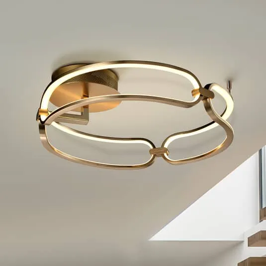 B-Ware Schuller Valencia LED-Deckenlampe Deckenlampe Colette dreiflammig roségold 37W