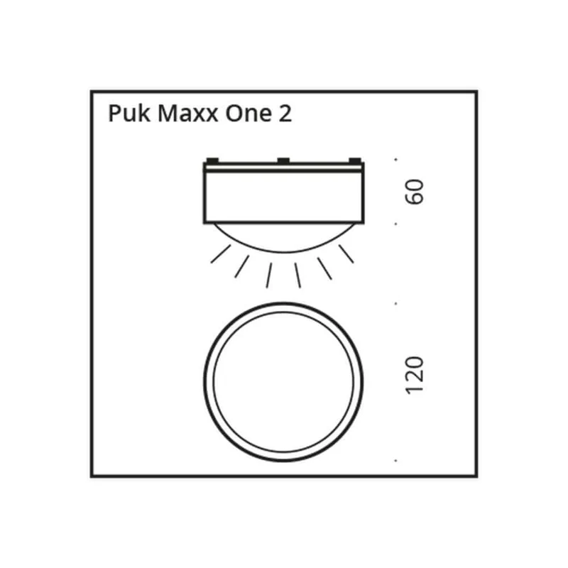 LED Deckenleuchte Puk Maxx One 2