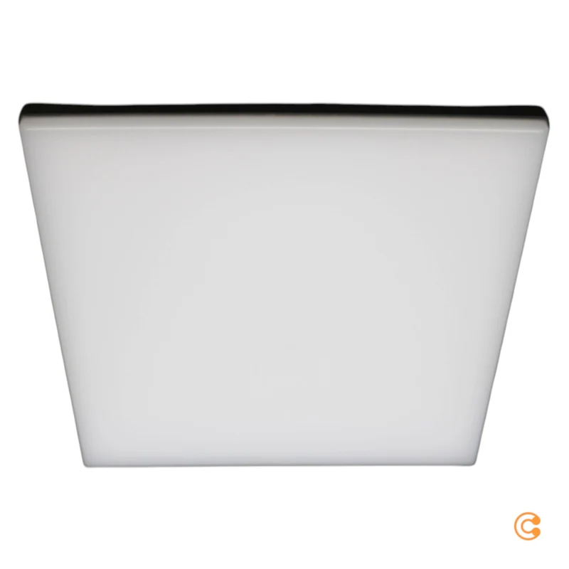B-Ware Deko Light Deckenleuchte Aufbauleuchte LED Lampe Warmweiß Aluminium Dunkelgrau