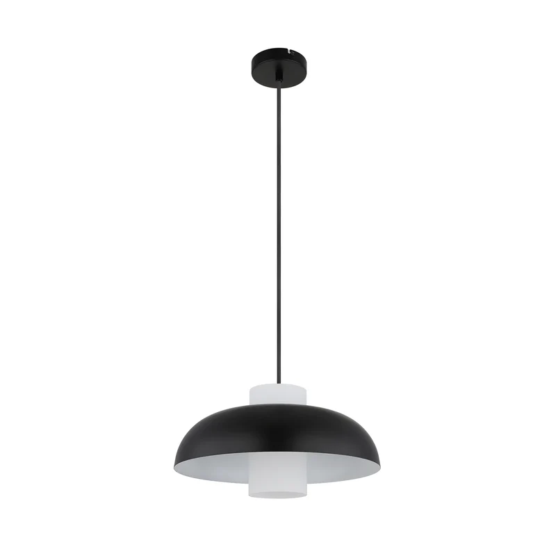 B-Ware Globo Pendellampe Hängeleuchte Lowe schwarz matt Metall Ø 38 cm E27 LED Leuchte