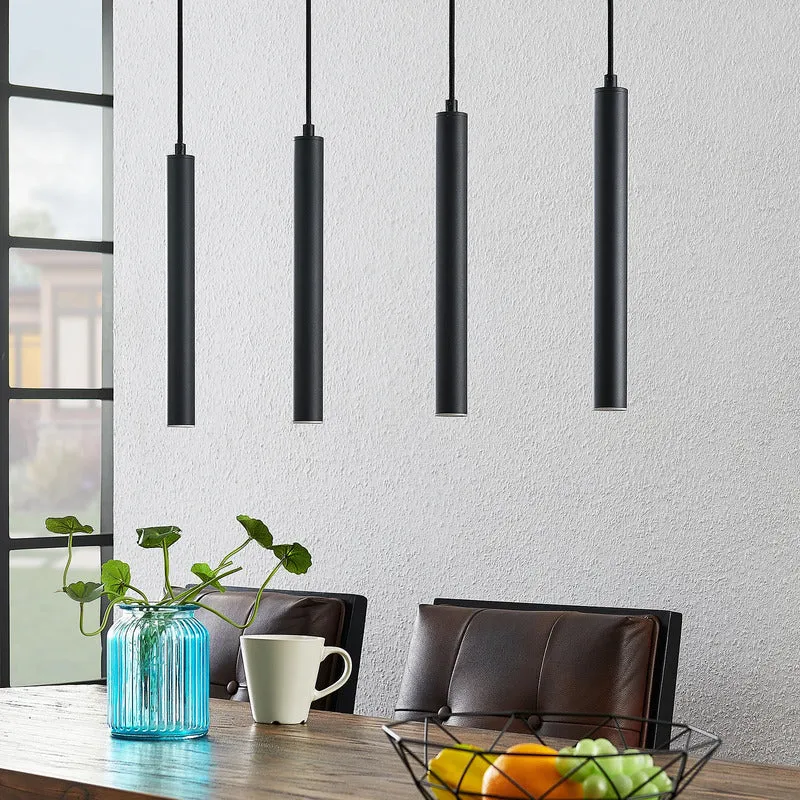 B-Ware Arcchio LED Hängeleuchte Pendelleuchte Kammeron schwarz Metall 80 cm LED 30127