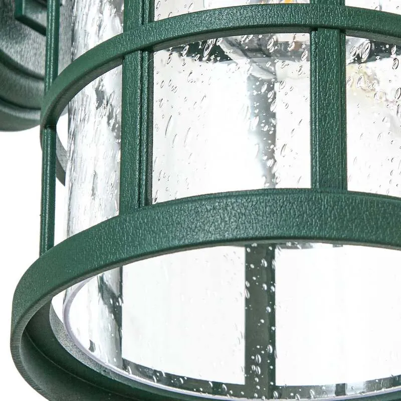 B-Ware Lindby Außenwandleuchte Außenlampe Ankea grün Kunststoff LED SIEHE TEXT/FOTO
