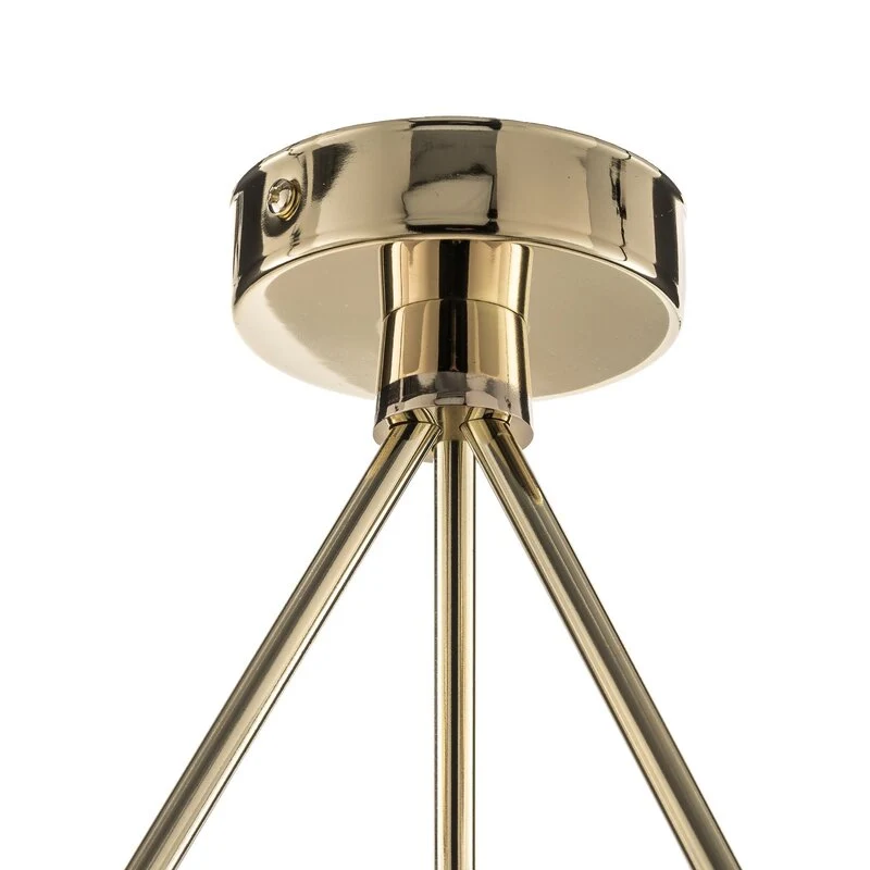 B-Ware Euluna Deckenlampe Lampe Leuchte hängend Tuse 3-flg messing SIEHE TEXT/FOTO
