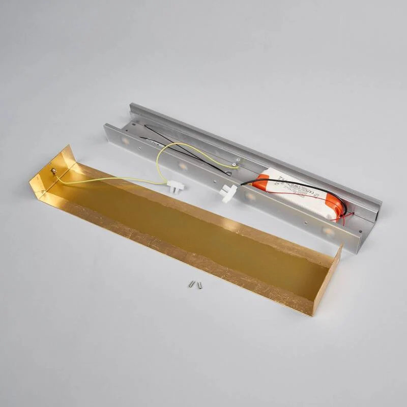 B-Ware Rothfels Wandleuchte Wandlampe LED Quitani Maja Aluminium gold antik warmweiß 54