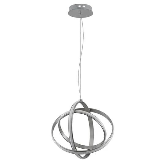 B-Ware Lindby Pendelleuchte Hängeleuchte LED Lampe Deckenleuchte nickel warmweiß dimmba