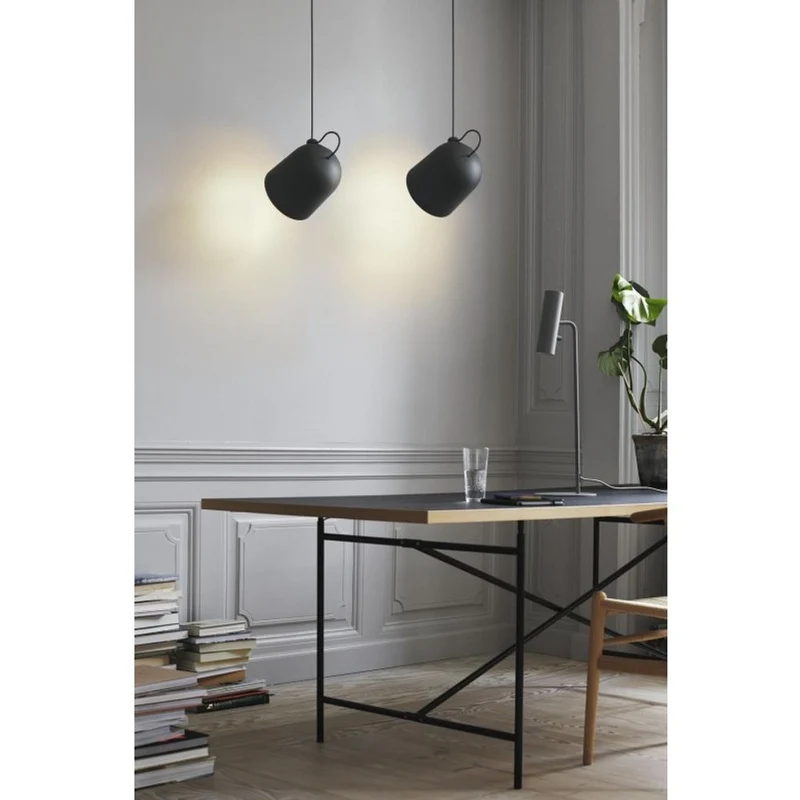 LED Pendelleuchte Angle Schwarz