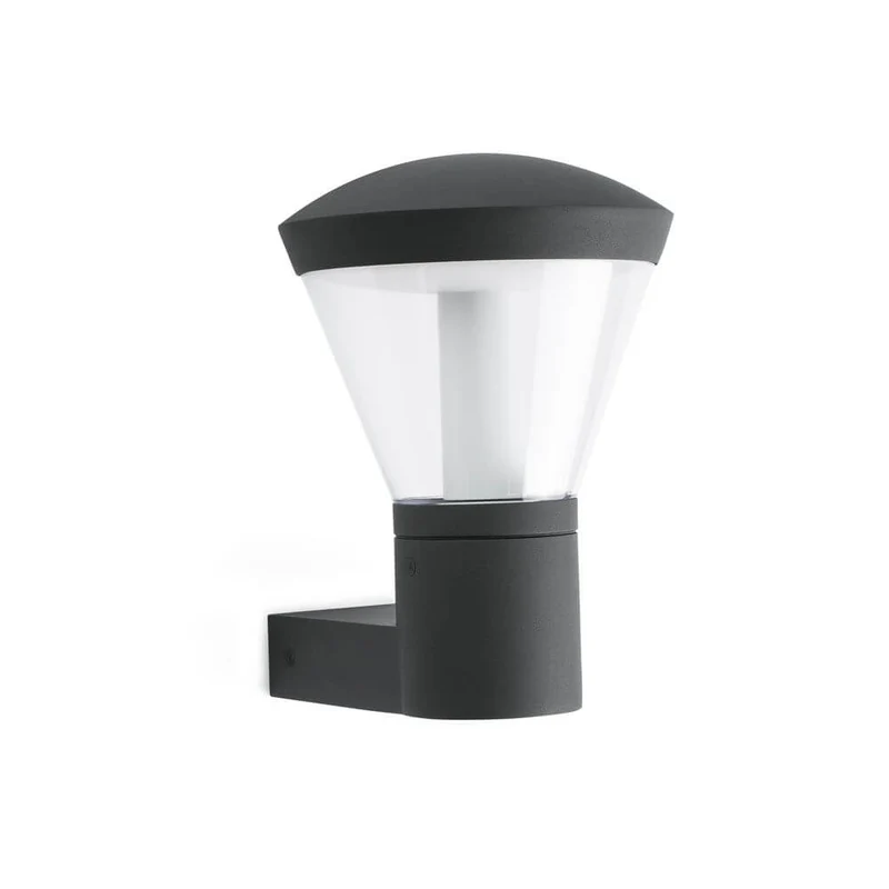 LED Außenwandleuchte SHELBY IP44 Dunkelgrau