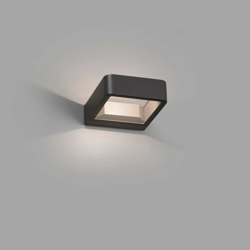 LED Außenwandleuchte AXEL 3000K IP65 Dunkelgrau