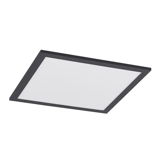 B-Ware Lindby LED Panel Deckenleuchte Deckenlampe schwarz Fernbedienung dimmbar544