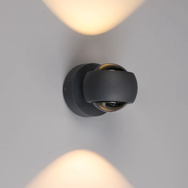 B-Ware LCD Außenleuchte Wandleuchte LED Up Down Hauseingang Terrasse Direkt Indirekt