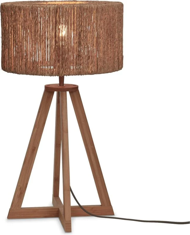 B-Ware GOOD & MOJO Tischleuchte Lampe Leuchte guazu Bambus Jute SIEHE TEXT/FOTO