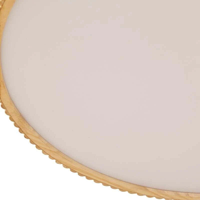 B-Ware Lindby Deckenleuchte Deckenlampe LED Fernbedienung weiß Holz Wohnbereich dimm280