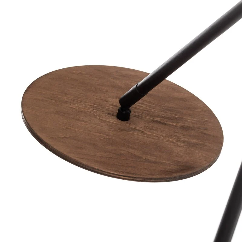 B-Ware Nowodvorski Lighting Deckenleuchte Disk mit Holzelementen dreiflammig GX53 Spot
