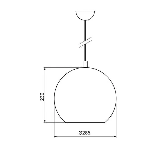 B-Ware Aluminor Hängeleuchte Bulle Hängelampe IP20 E27 1 x 12 W schwarz SIEHE TEXT