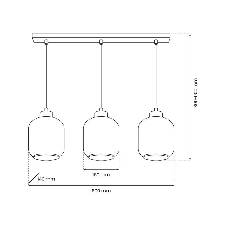 B-Ware Milagro SOMBRA MLP8374 Pendelleuchte Pendellampe Leuchte Lampe SIEHE TEXT/FOTO