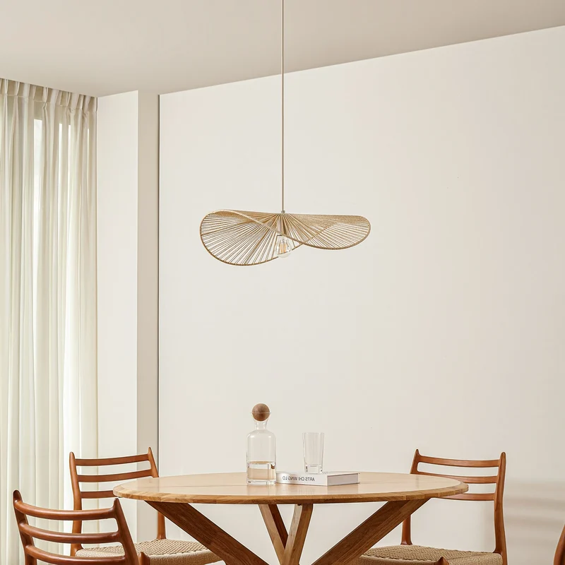B-Ware Lindby Hängeleuchte Pendelleuchte Valdorin beige LED Länge 75 cm SIEHE TEXT/FOTO
