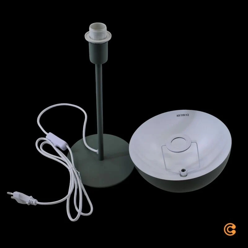B-Ware Nordlux Tischleuchte Lampe Ellen 20 grün Metall Fassung Schalter Kabel E14 43