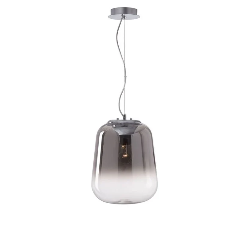 B-Ware NOVA LUCE Pendelleuchte Hängelampe OLIVERIO Chrom Aluminium LED SIEHE TEXT/FOTO