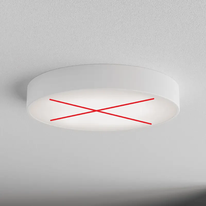 B-Ware Temar Lighting Deckenlampe Leuchte Cleo 500 weiß Sensor 50 cm SIEHE TEXT/FOTO