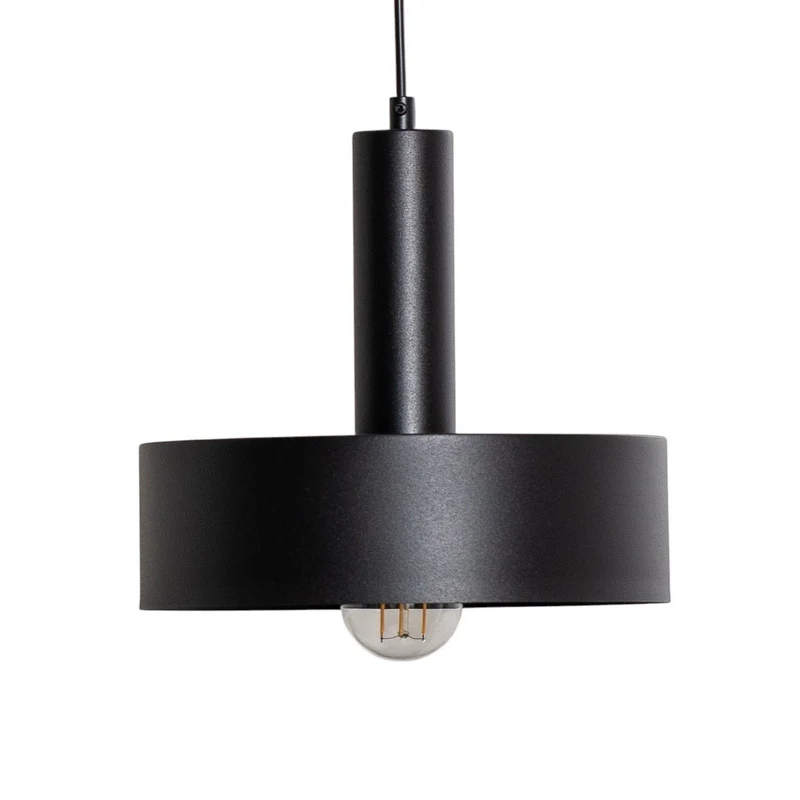 B-Ware SIGMA Hängeleuchte Pendelleuchte Vitrum Lampe rund Ø27cm schwarz SIEHE TEXT