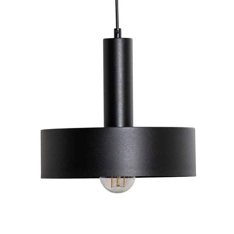 B-Ware SIGMA Hängeleuchte Pendelleuchte Vitrum Lampe rund Ø27cm schwarz SIEHE TEXT