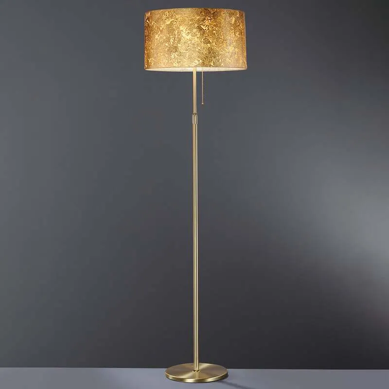 B-Ware Hufnagel Edle Stehleuchte Loop Blattgoldbezug Stehlampe Leuchte SIEHE TEXT/FOTO