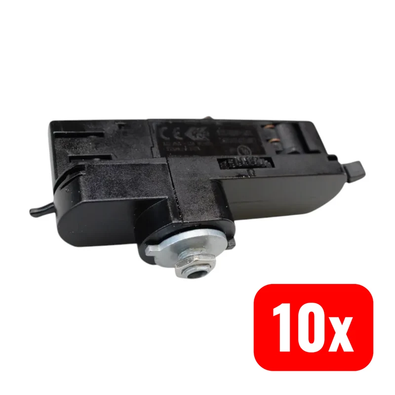10x B-Ware Deko Light Hochvolt Schienensystem D Line DALI Halter Leuchtenadapter 10 STÜCK