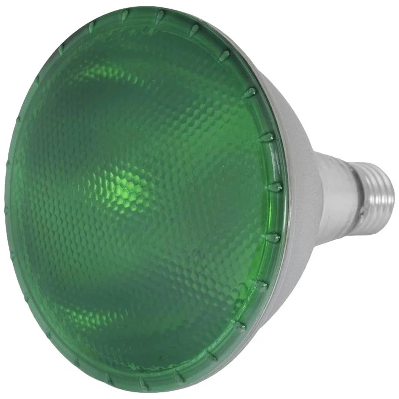 2x B-Ware Omnilux Lampe Leuchtmittel LED E27 Grün PAR38 121 x 135 mm 50 Grad 15 W 2 STÜCK