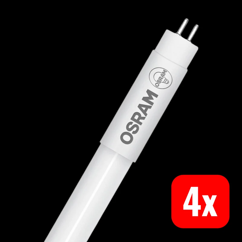 4x B-Ware OSRAM LED EEK:E G5 Röhrenform Leuchtmittel 7 W Warmweiß 18,5 x 549 mm 4 STÜCK