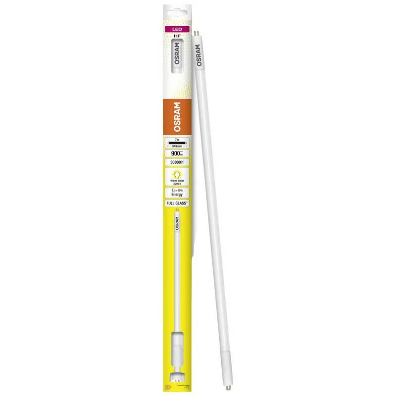 4x B-Ware OSRAM LED EEK:E G5 Röhrenform Leuchtmittel 7 W Warmweiß 18,5 x 549 mm 4 STÜCK