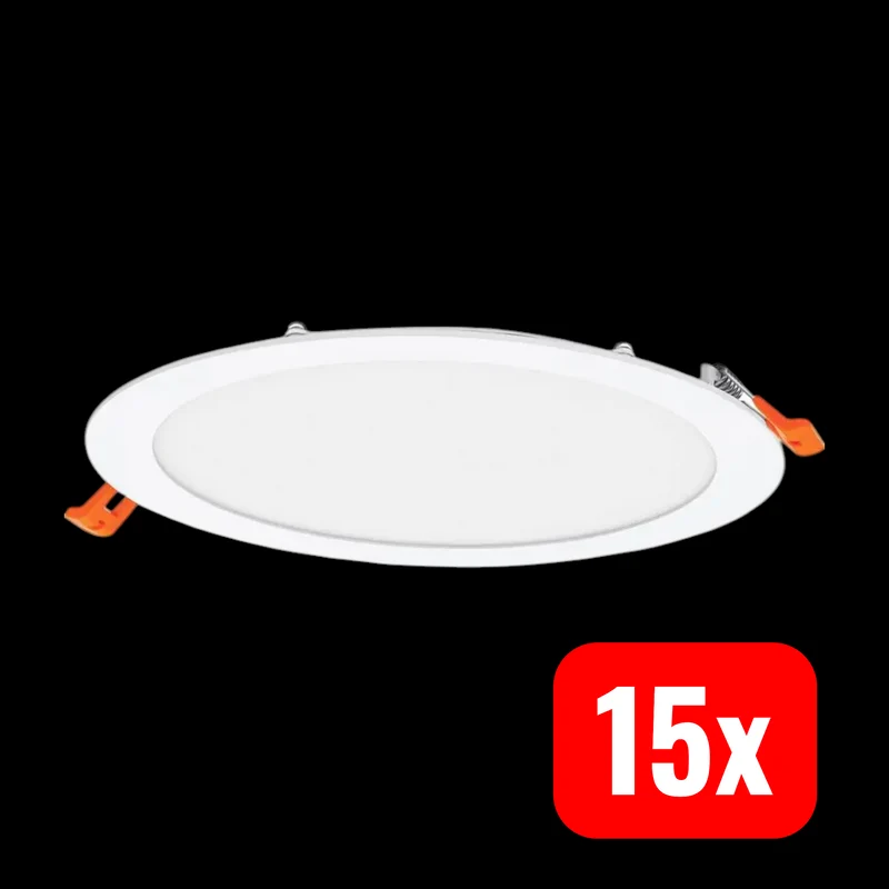 15x B-Ware OSRAM LED Deckenleuchte Downlight Einbau Slim 225 mm 22 W Weiß 4000 K 15 STÜCK