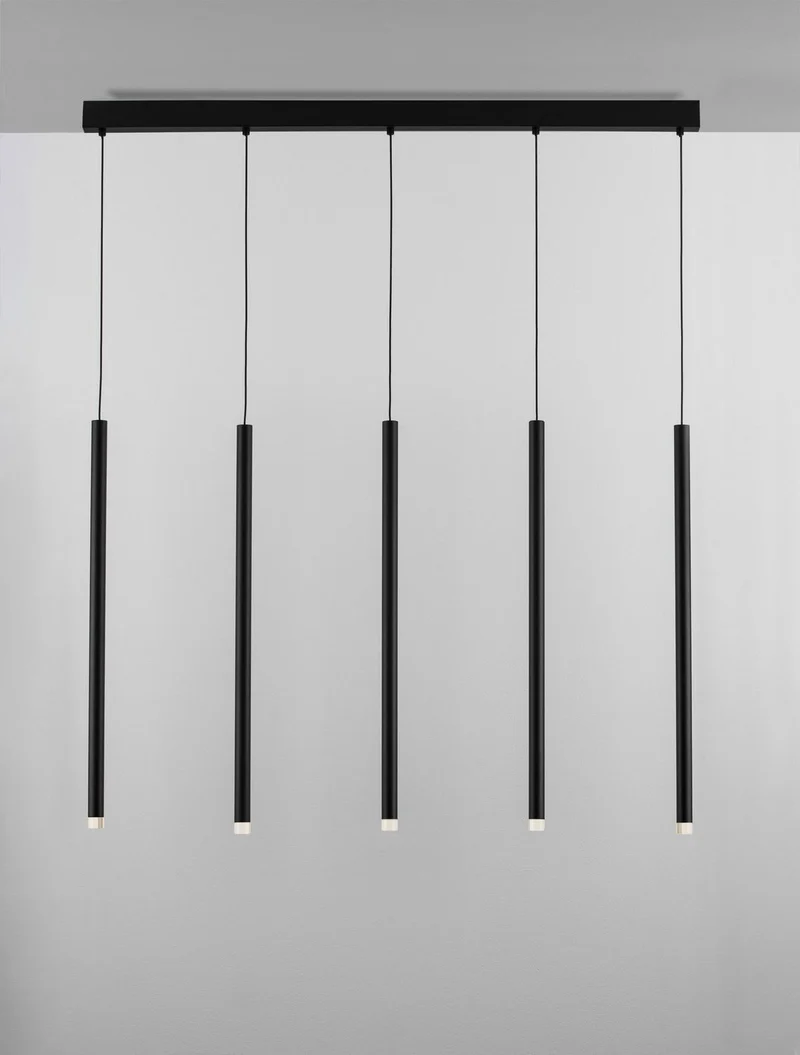 B-Ware Nova Luce Pendelleuchte Hängeleuchte DANDIA LED Schwarz 27W SIEHE TEXT