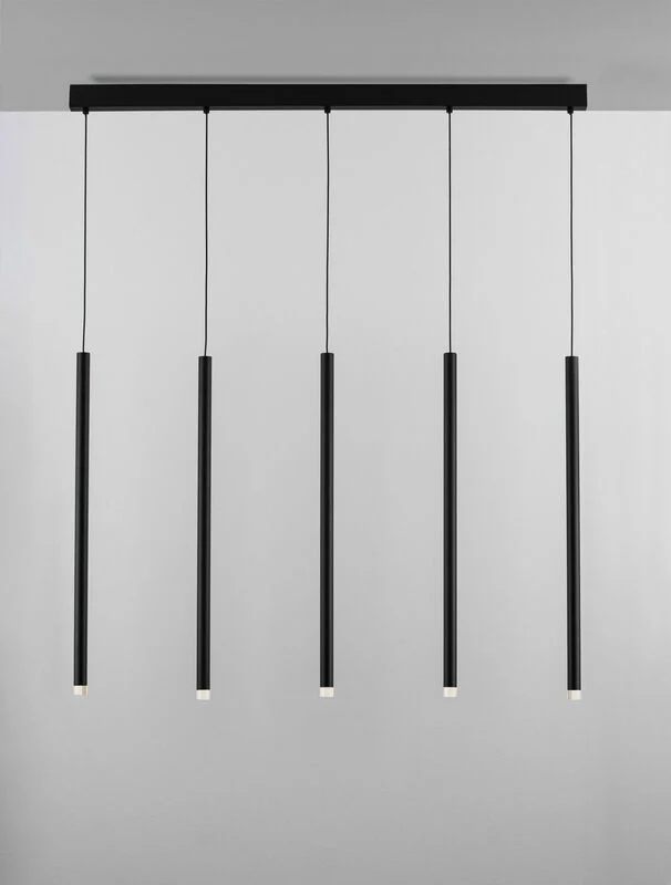 B-Ware Nova Luce Pendelleuchte Hängeleuchte DANDIA LED Schwarz 27W SIEHE TEXT