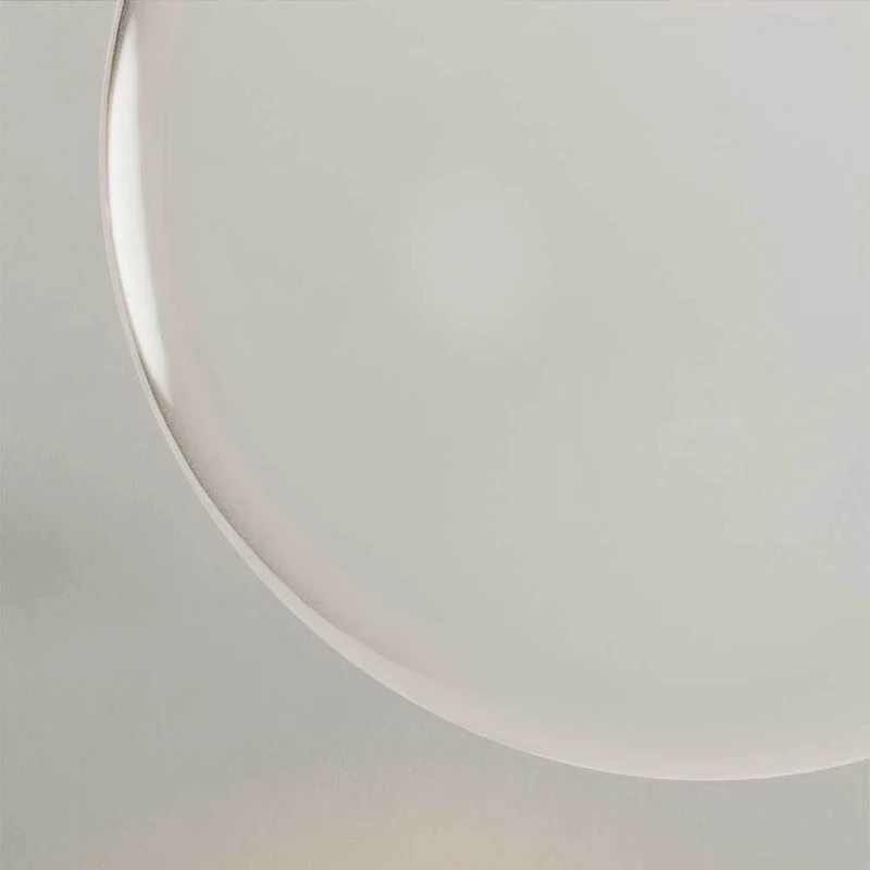 s.luce Orb Axis Glas-Tischlampe Dreibein 20cm