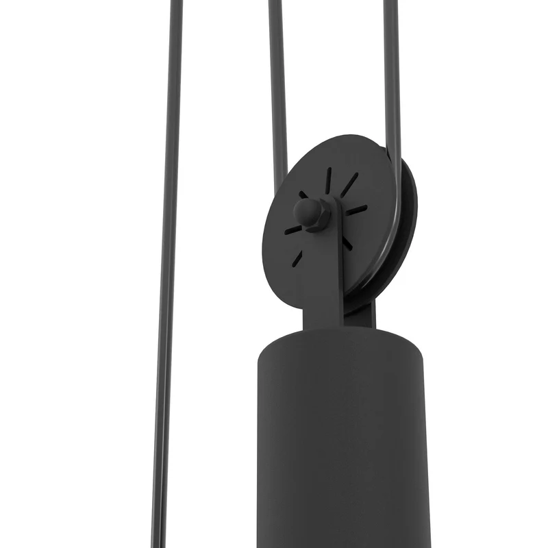 B-Ware EGLO Pendellampe Hängelampe Winkworth schwarz 2flg Länge 118cm Metall Lampe Spot