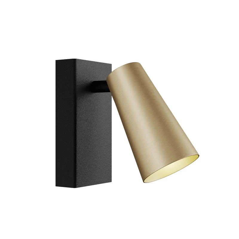 B-Ware Lucande Strahler Wandleuchte Angelina Wandlampe messing gold Metall GU10