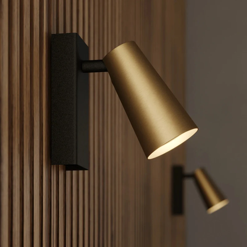 B-Ware Lucande Strahler Wandleuchte Angelina Wandlampe messing gold Metall GU10