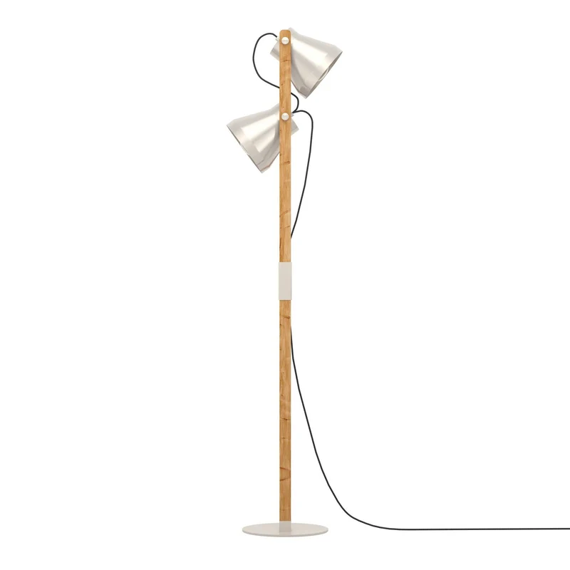 B-Ware Eglo Stehlampe Leuchte Cawton Höhe 1345 cm Stahl braun 2flg Stahl