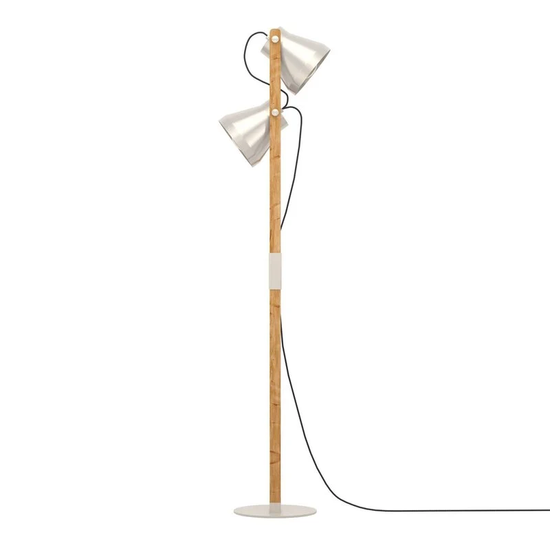 B-Ware Eglo Stehlampe Leuchte Cawton Höhe 1345 cm Stahl braun 2flg Stahl