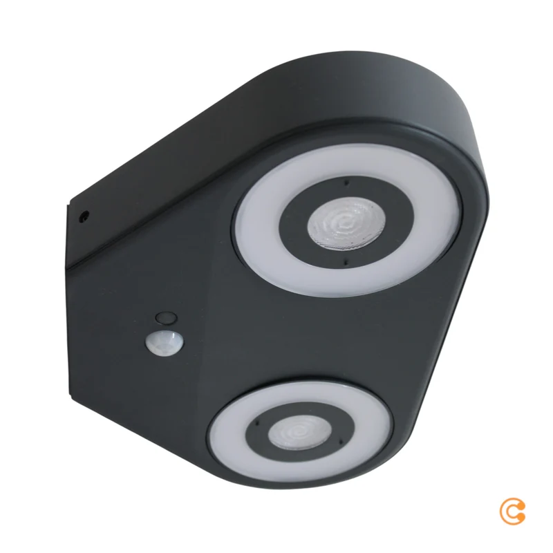 B-Ware Paulmann Wandleuchte Außenleuchte LED Sensor Silma anthrazit Bewegungsmelder