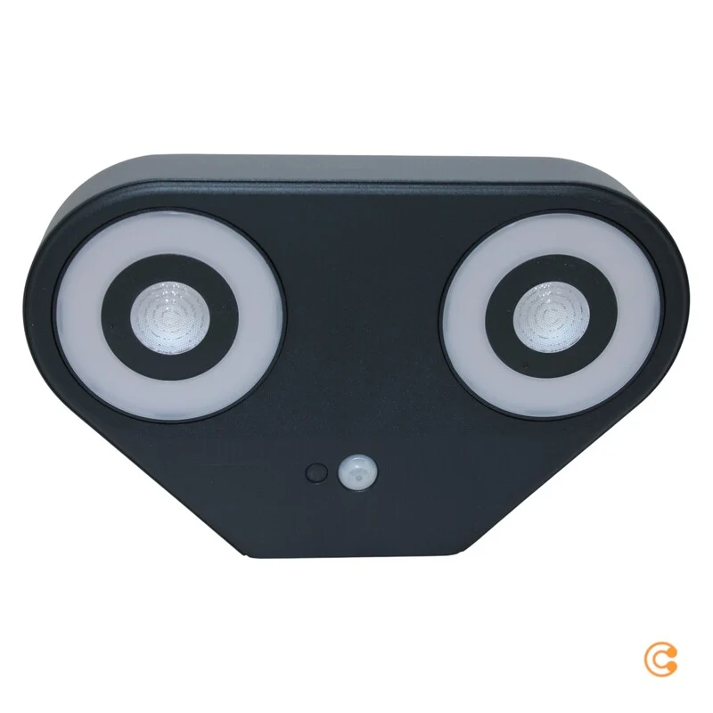 B-Ware Paulmann Wandleuchte Außenleuchte LED Sensor Silma anthrazit Bewegungsmelder