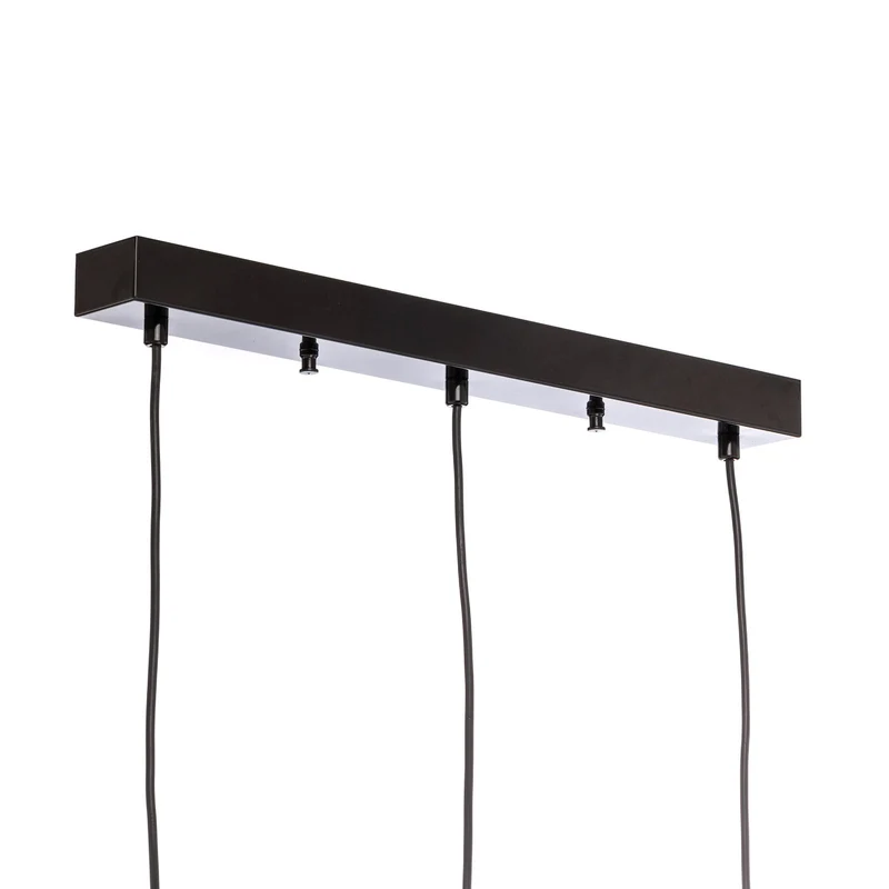 B-Ware Opviq Folse Tropfen Pendelleuchte Deckenleuchte Deckenlampe 3-flammig Schwarz