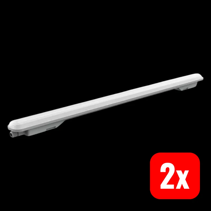 2x B-Ware Müller-Licht Aquaprofi Feuchtraumleuchte Lampe Licht Feuchtraum IP65 2 STÜCK