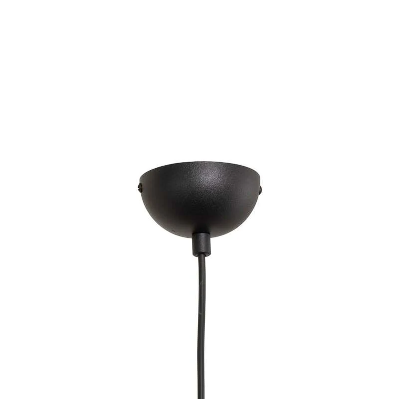 B-Ware Opviq Hängeleuchte Pendelleuchte Mudoni Deckenlampe schwarz weiß Glas Metall 731