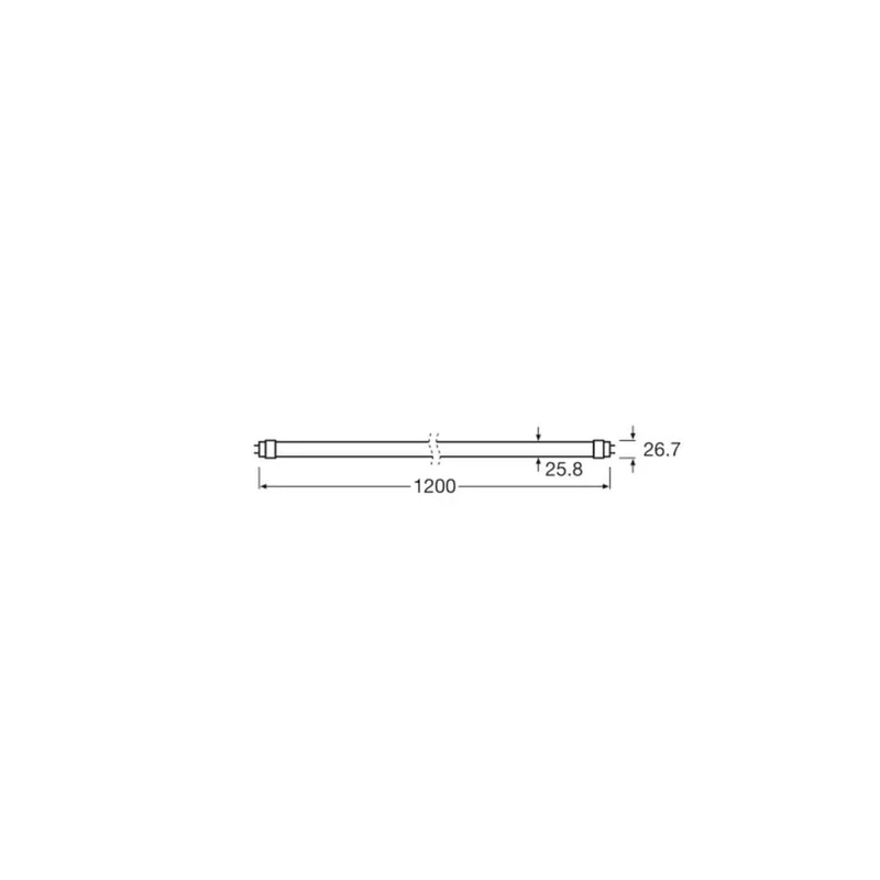 3x B-Ware LEDVANCE LED-Röhre Leuchtstoffröhre G13 T8 Neutralweiß 12 W 36 W 26.7 mm 3 ST957